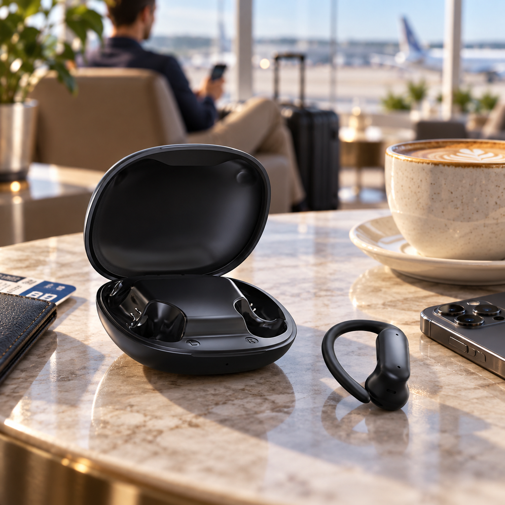 NOVIXA BS MAX Ear-Hook Semi-In-Ear Wireless Earbuds