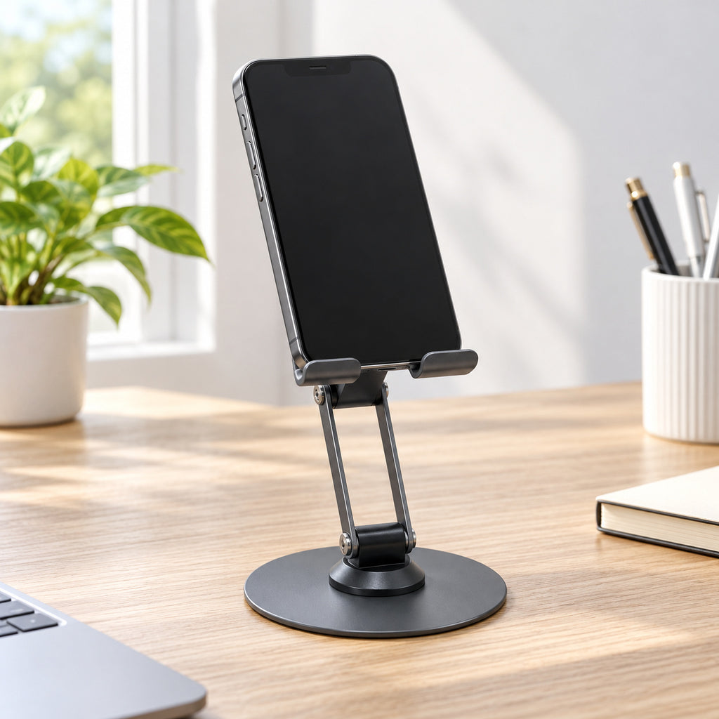 NOVIXA E03 Triple-Folding Metal Phone Stand