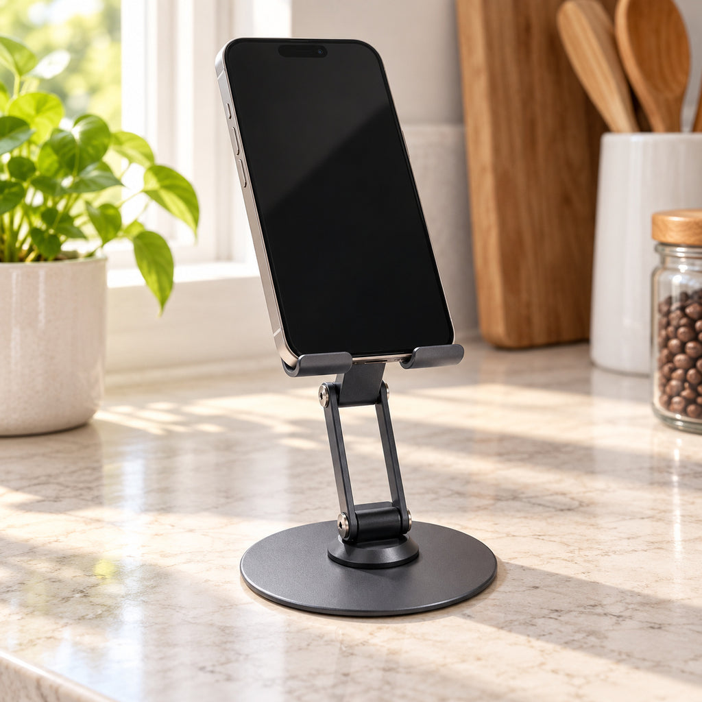 NOVIXA E03 Triple-Folding Metal Phone Stand