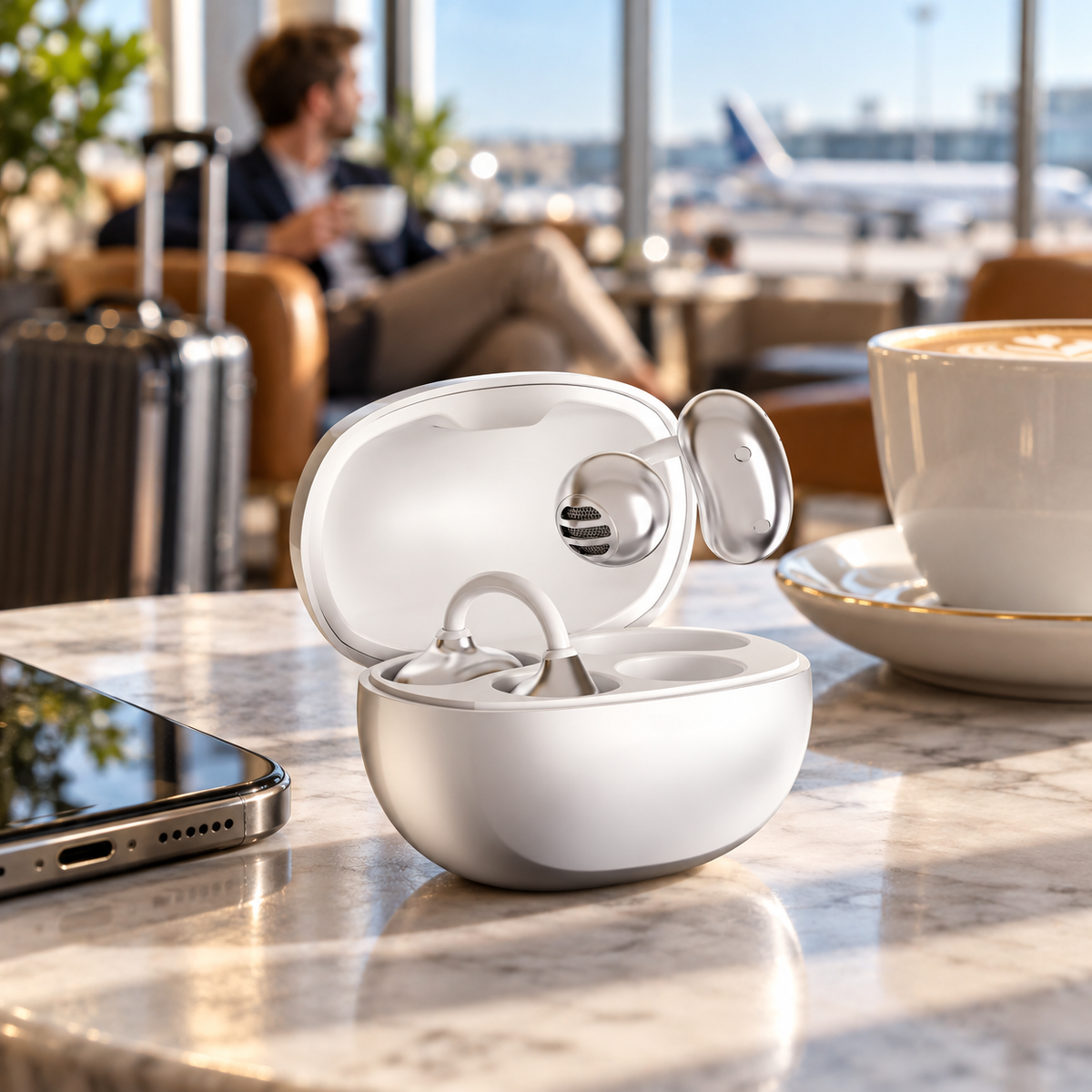 NOVIXA J70 Open-Ear Ear-Clip Wireless Earbuds
