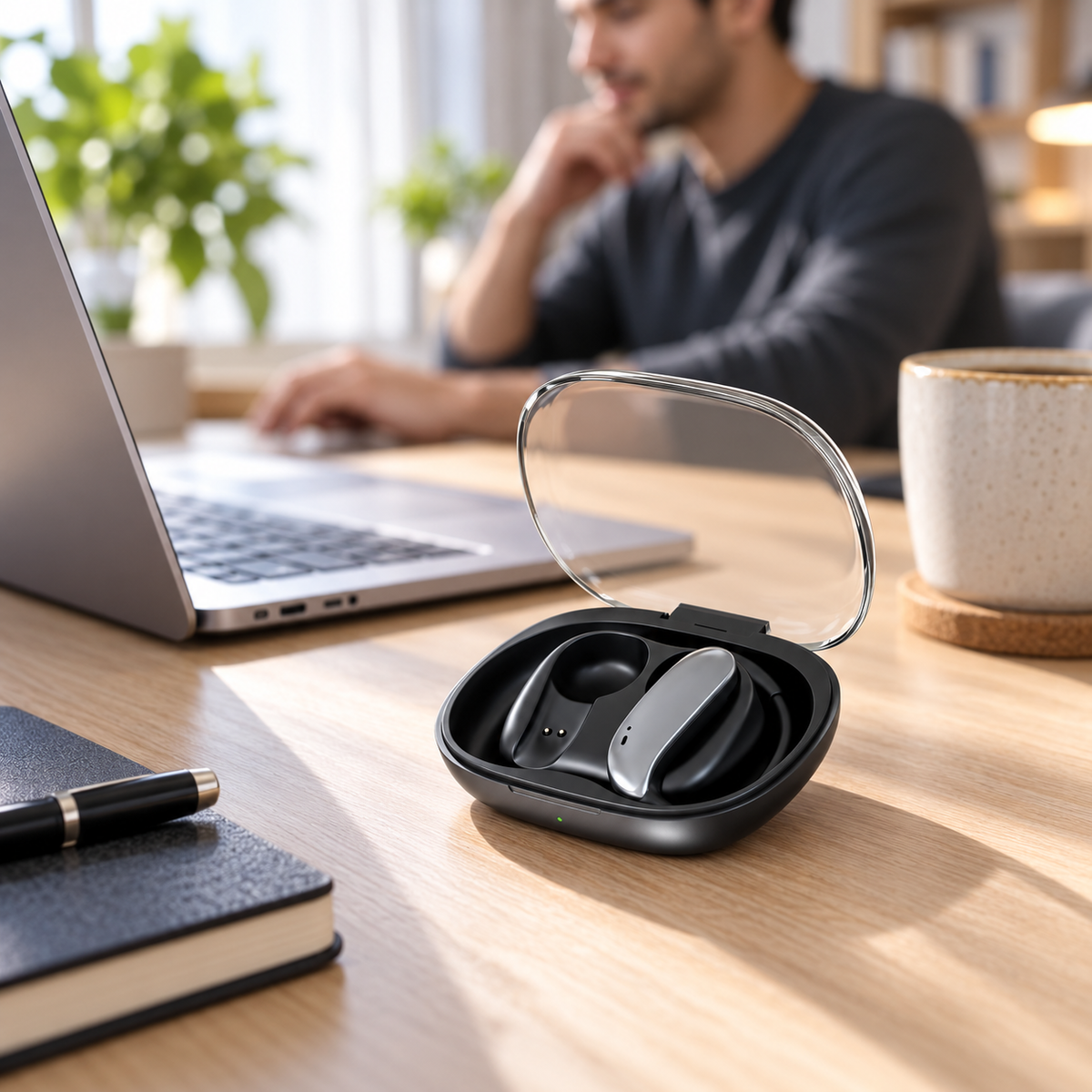 NOVIXA N71 Open-Ear Ear-Hook Wireless Earbuds