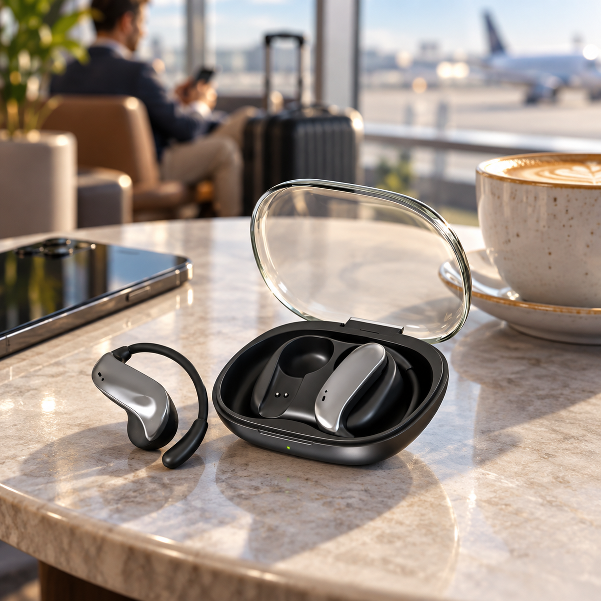 NOVIXA N71 Open-Ear Ear-Hook Wireless Earbuds