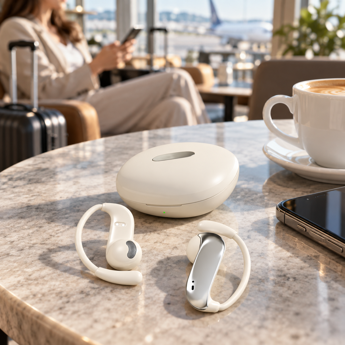 NOVIXA N73 Open-Ear Ear-Clip Wireless Earbuds