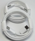 White USB-C to USB-C Charging Cable