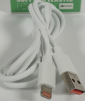 White Braided USB-C to USB-C Charging Cable 1M,1,5M,2M