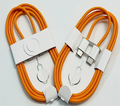 Orange USB-C to USB-C Charging Cable