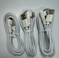 Right-Angle USB-A to USB-C Braided Charging Cable 1M, 1.5M,2M