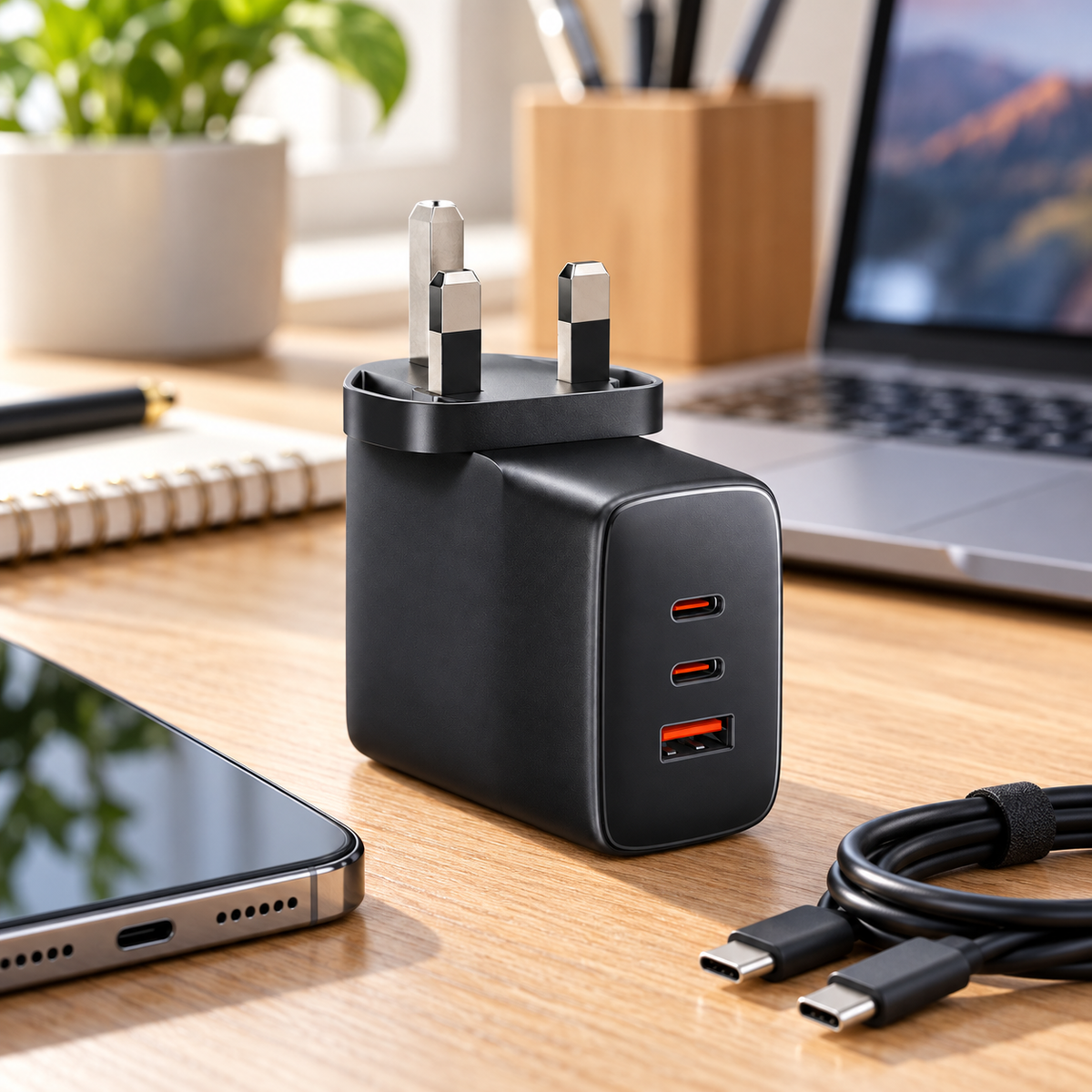 NOVIXA 65W Multi-Port GaN Charger