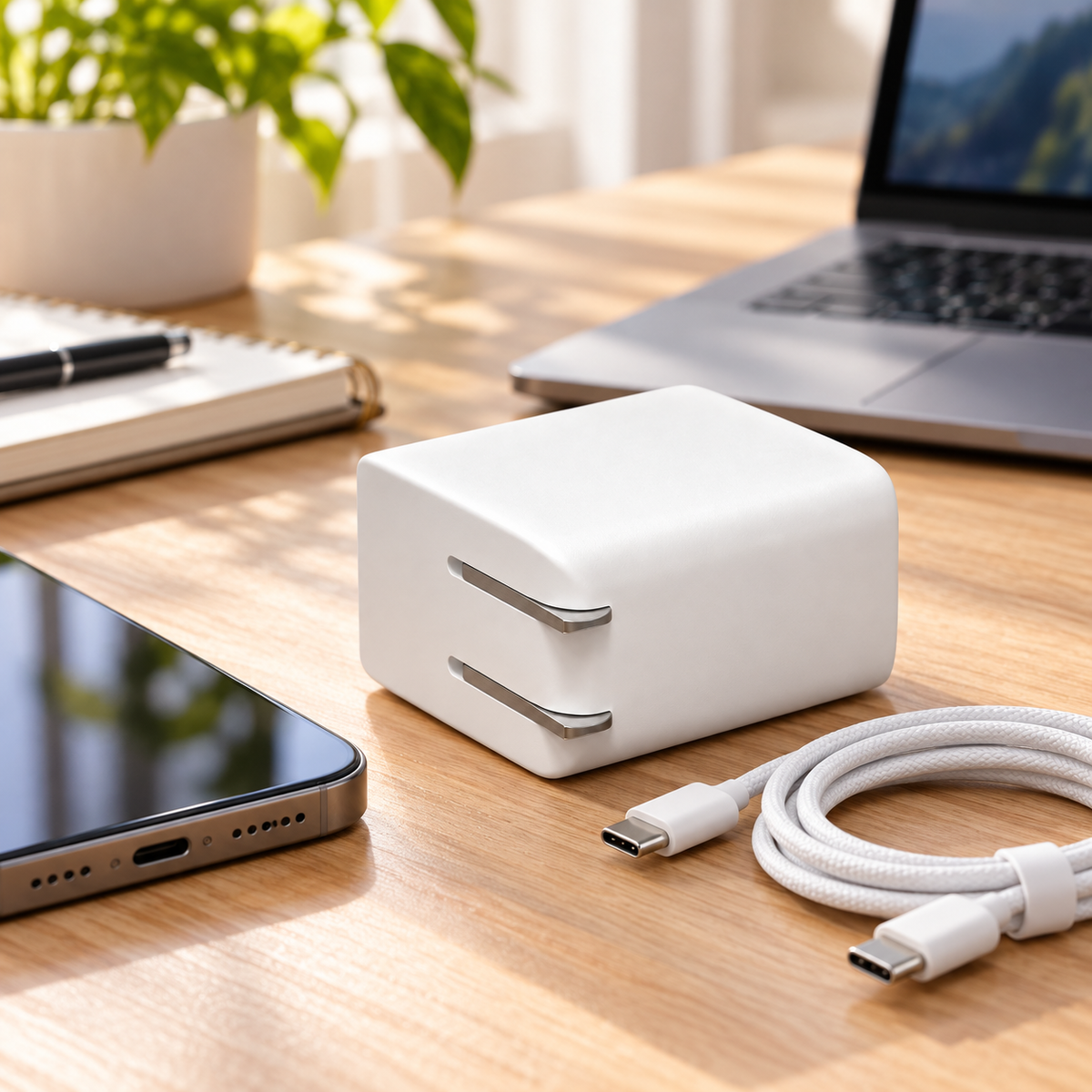 NOVIXA 35W Dual USB-C GaN Charger