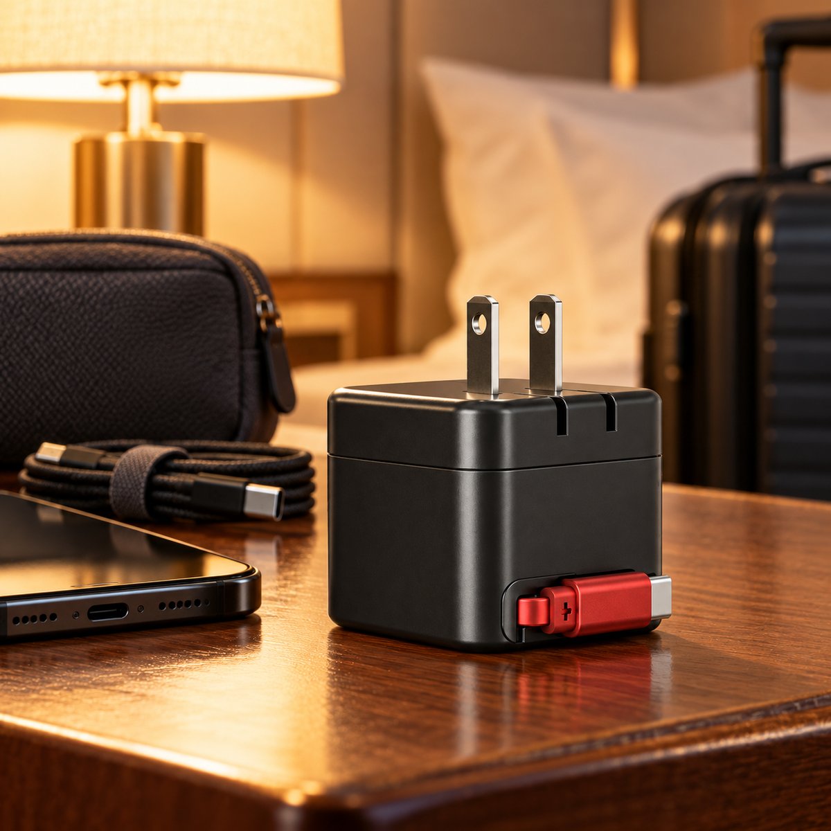 NOVIXA 45W Charger with Retractable Cable