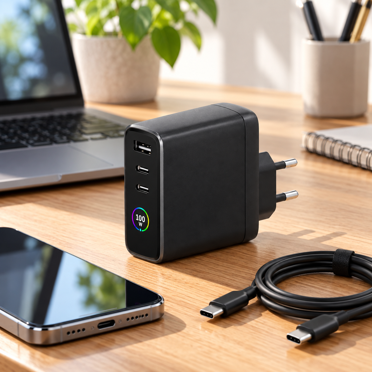 NOVIXA 100W Charger with Display