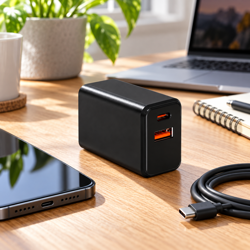 NOVIXA 30W USB-C and USB-A PD Charger