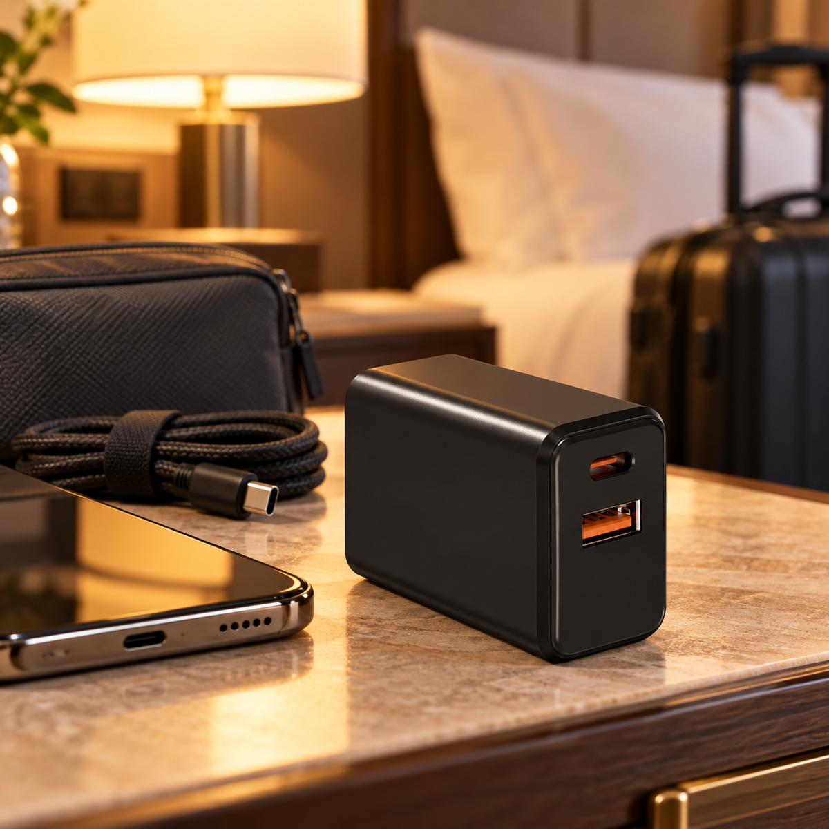 NOVIXA 30W USB-C and USB-A PD Charger