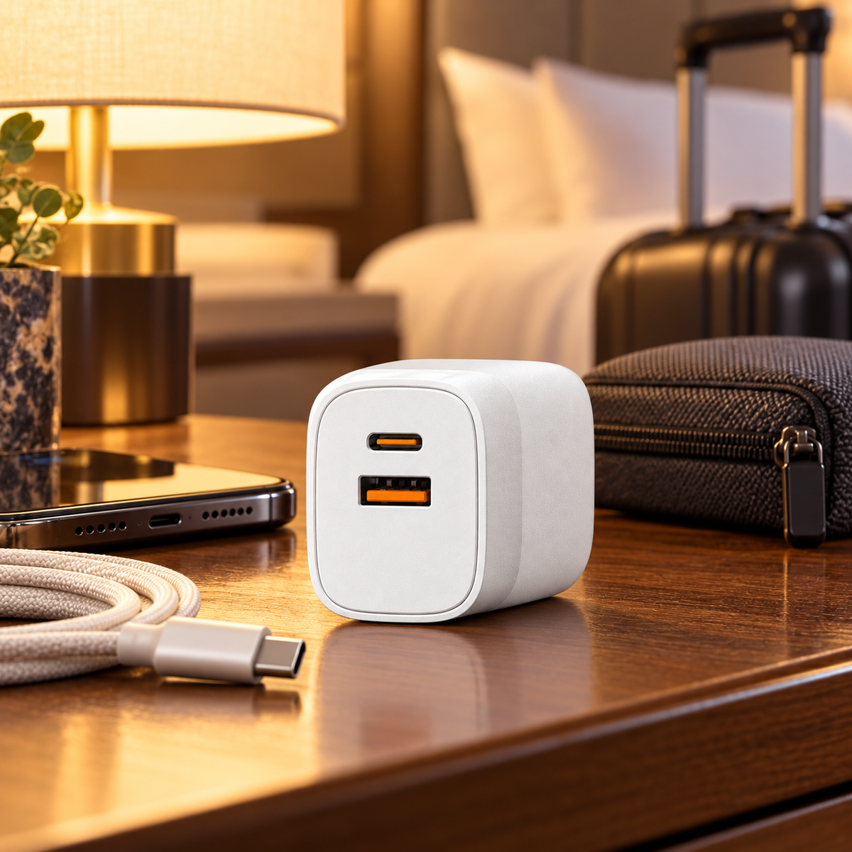 NOVIXA 20W USB-C and USB-A PD Charger