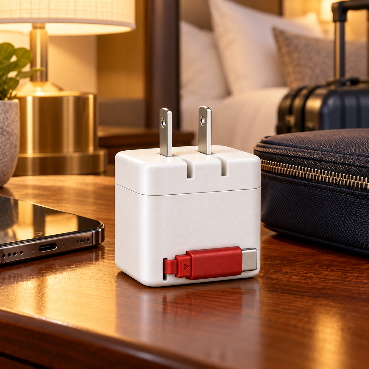 NOVIXA 20W Charger with Retractable Cable