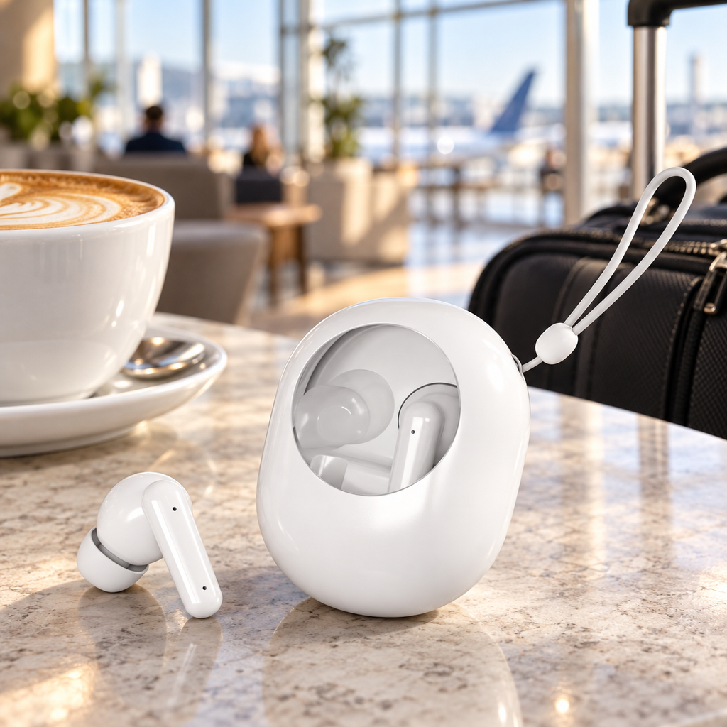 NOVIXA S195 Wireless Earbuds with Compact Charging Case
