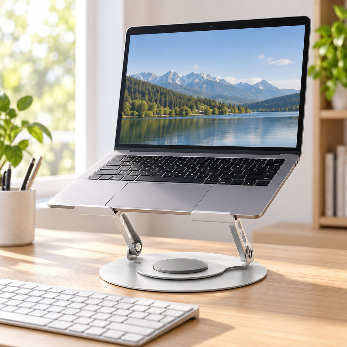 NOVIXA W09 Rotating Metal Laptop Stand