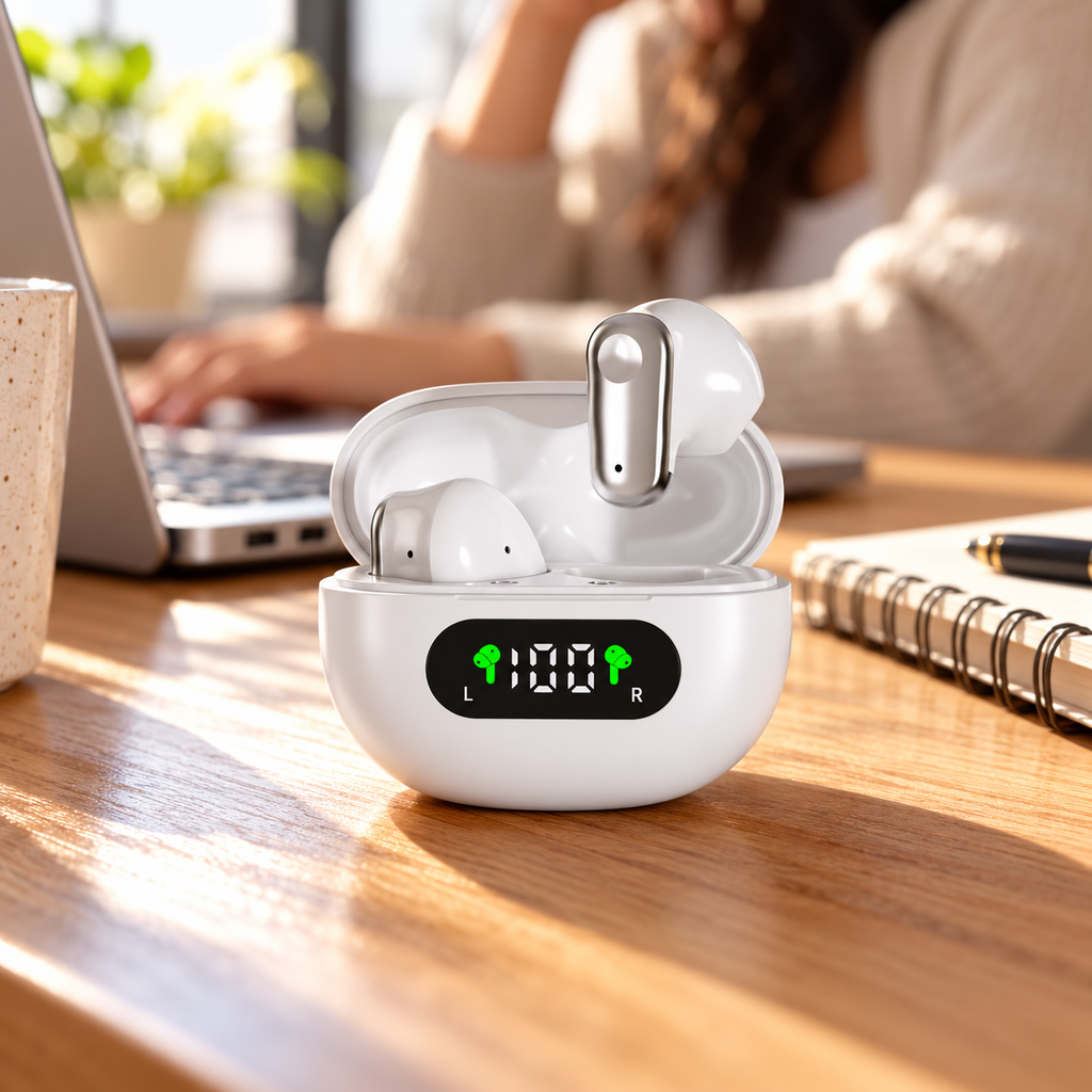 NOVIXA mini520 Compact Wireless Earbuds with Charging Case